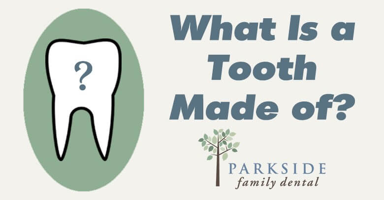 What is a tooth made of?